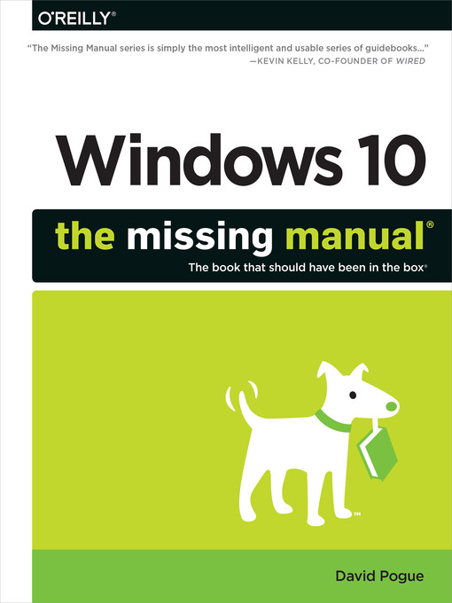 Title details for Windows 10 by David Pogue - Available
